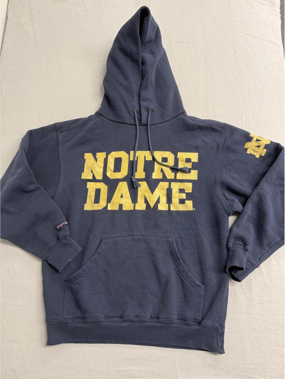 Faded University of Notre Dame Hoodie Jansport - S
